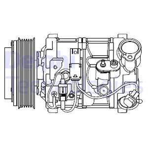 DELPHI Kompressori, ilmastointilaite CS20545