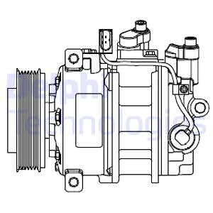 DELPHI Kompressori, ilmastointilaite CS20546