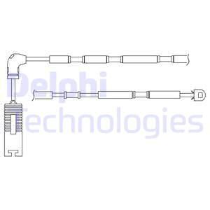 DELPHI Kulumisenilmaisin, jarrupala LZ0182