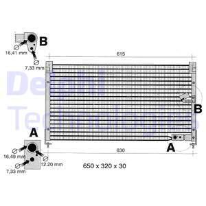 DELPHI Lauhdutin, ilmastointilaite TSP0225134