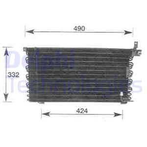 DELPHI Lauhdutin, ilmastointilaite TSP0225358