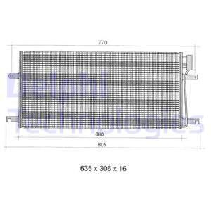 DELPHI Lauhdutin, ilmastointilaite TSP0225393