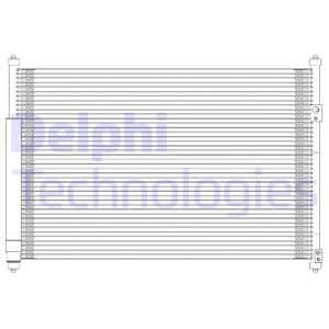 DELPHI Lauhdutin, ilmastointilaite TSP0225623