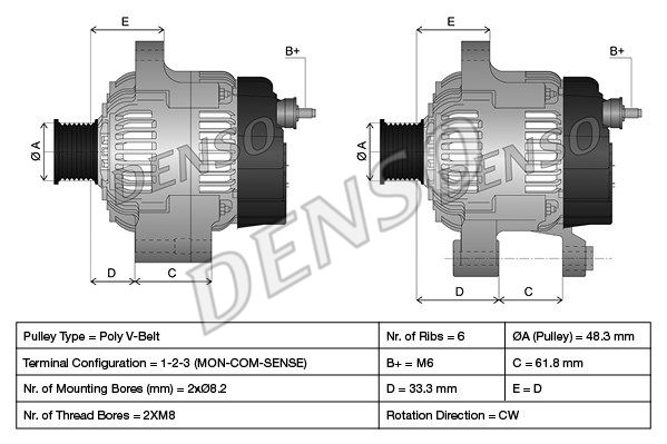 DENSO Laturi DAN507