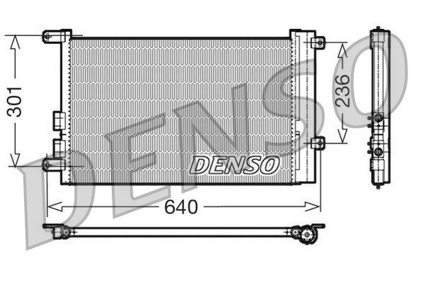 DENSO Lauhdutin, ilmastointilaite DCN01016