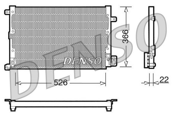 DENSO Lauhdutin, ilmastointilaite DCN01020