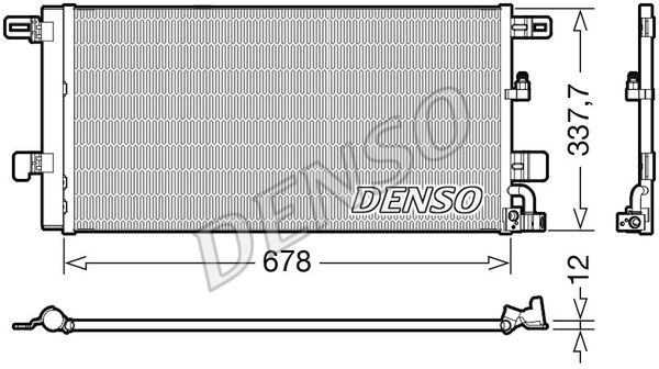 DENSO Lauhdutin, ilmastointilaite DCN02001