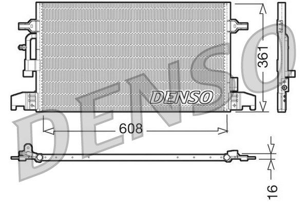 DENSO Lauhdutin, ilmastointilaite DCN02016