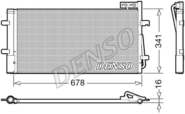 DENSO Lauhdutin, ilmastointilaite DCN02035