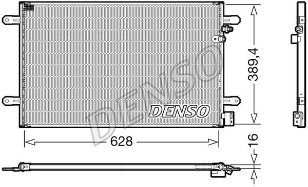 DENSO Lauhdutin, ilmastointilaite DCN02037