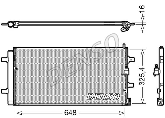 DENSO Lauhdutin, ilmastointilaite DCN02040