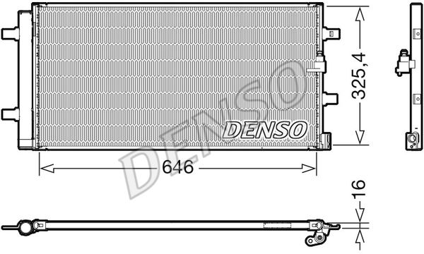 DENSO Lauhdutin, ilmastointilaite DCN02041