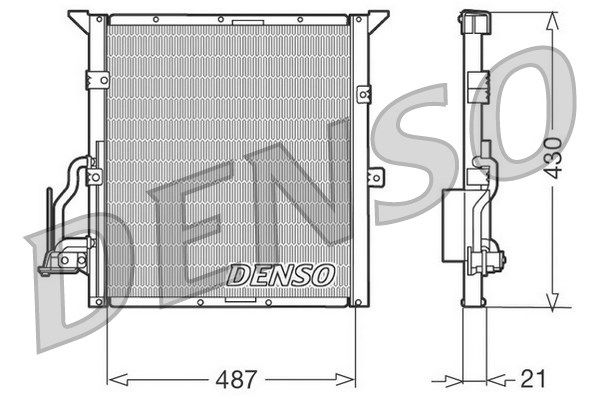 DENSO Lauhdutin, ilmastointilaite DCN05002