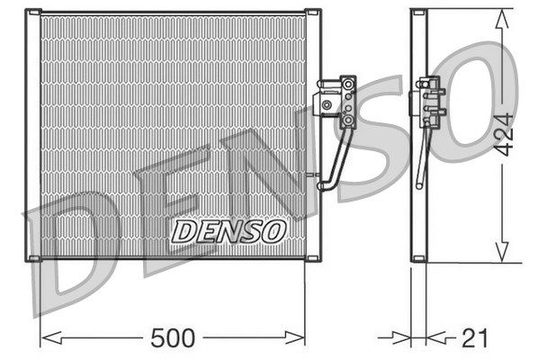 DENSO Lauhdutin, ilmastointilaite DCN05005