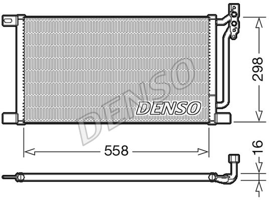 DENSO Lauhdutin, ilmastointilaite DCN05020