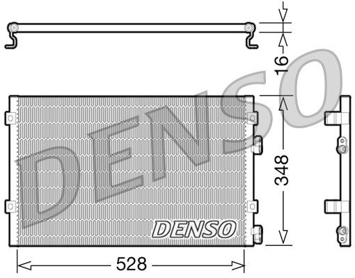 DENSO Lauhdutin, ilmastointilaite DCN06004