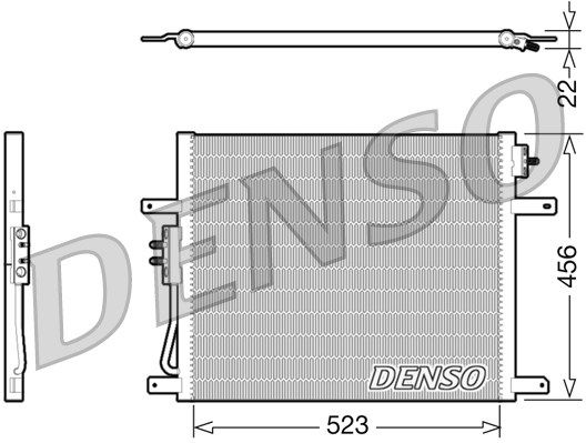 DENSO Lauhdutin, ilmastointilaite DCN06008