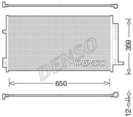 DENSO Lauhdutin, ilmastointilaite DCN06016