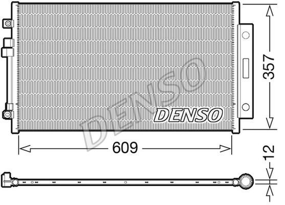 DENSO Lauhdutin, ilmastointilaite DCN09004