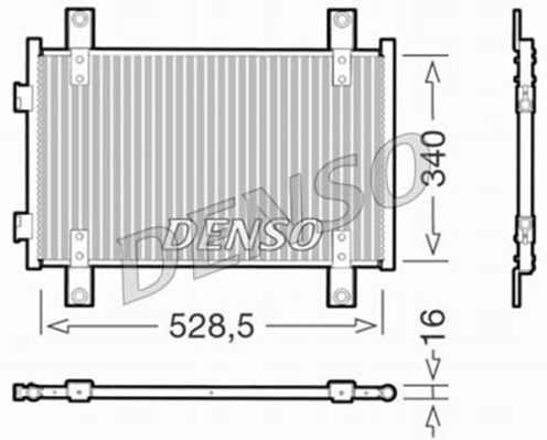 DENSO Lauhdutin, ilmastointilaite DCN09051