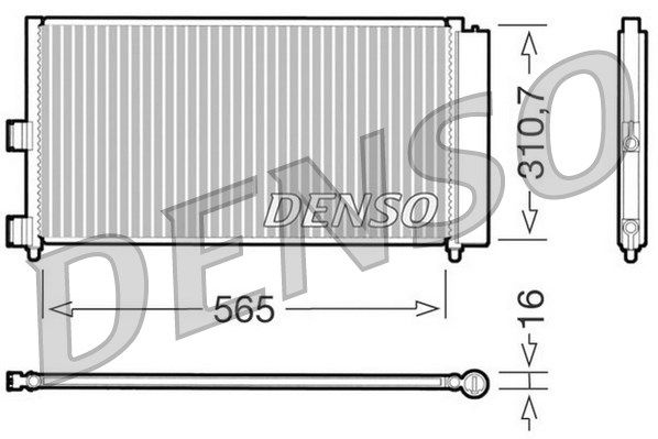 DENSO Lauhdutin, ilmastointilaite DCN09070