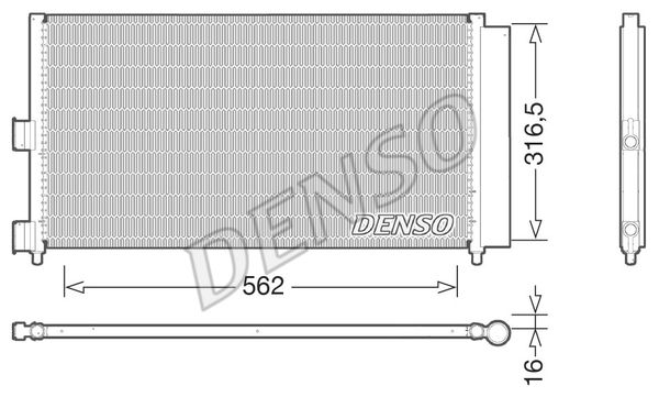 DENSO Lauhdutin, ilmastointilaite DCN09072