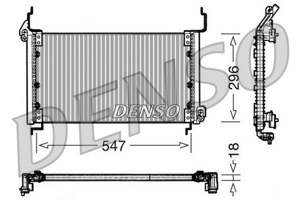 DENSO Lauhdutin, ilmastointilaite DCN09082