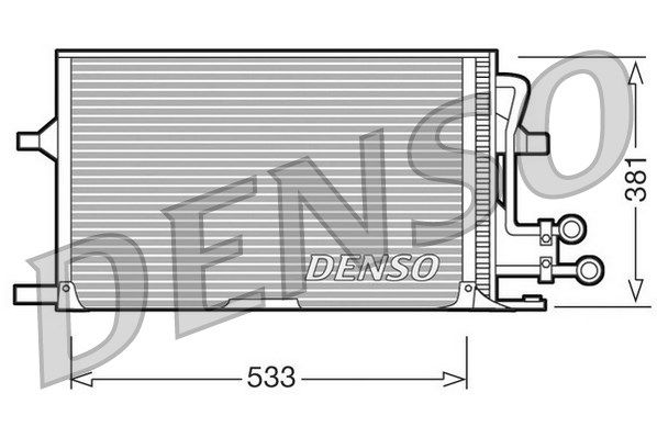 DENSO Lauhdutin, ilmastointilaite DCN10003