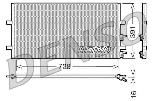 DENSO Lauhdutin, ilmastointilaite DCN10017