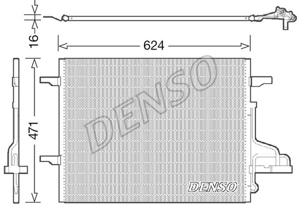 DENSO Lauhdutin, ilmastointilaite DCN10027