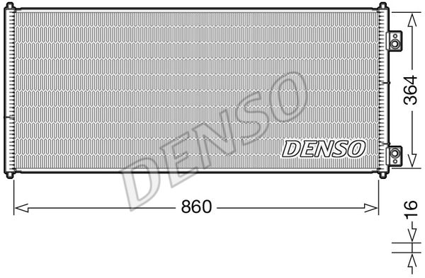 DENSO Lauhdutin, ilmastointilaite DCN10032