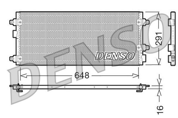 DENSO Lauhdutin, ilmastointilaite DCN13003