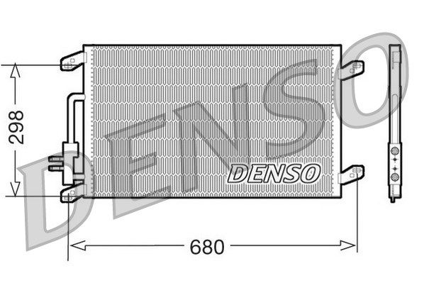 DENSO Lauhdutin, ilmastointilaite DCN13016