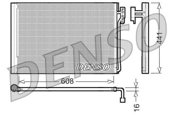 DENSO Lauhdutin, ilmastointilaite DCN14001