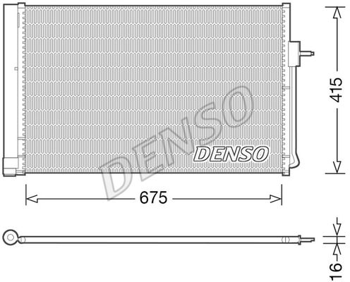 DENSO Lauhdutin, ilmastointilaite DCN15001