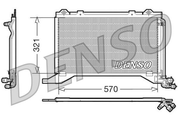 DENSO Lauhdutin, ilmastointilaite DCN17019