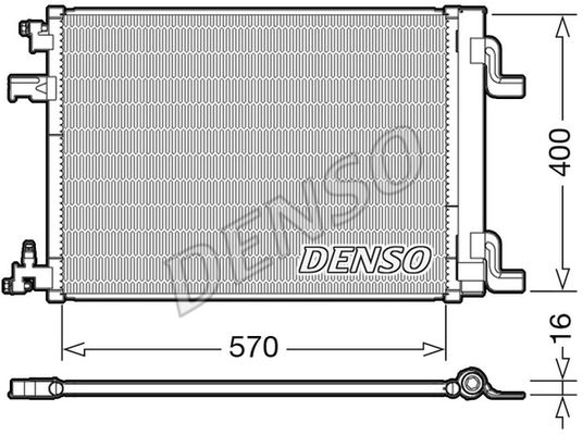 DENSO Lauhdutin, ilmastointilaite DCN20001