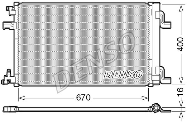 DENSO Lauhdutin, ilmastointilaite DCN20002