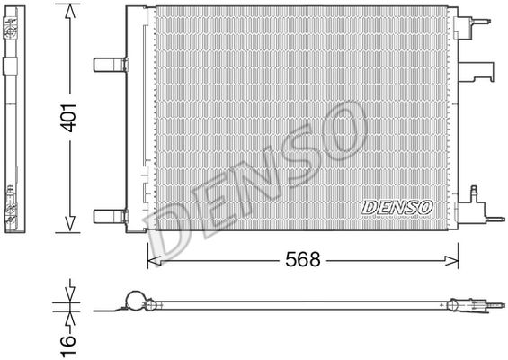 DENSO Lauhdutin, ilmastointilaite DCN20008