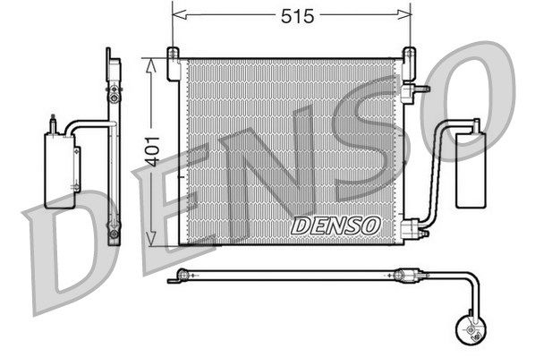 DENSO Lauhdutin, ilmastointilaite DCN20033