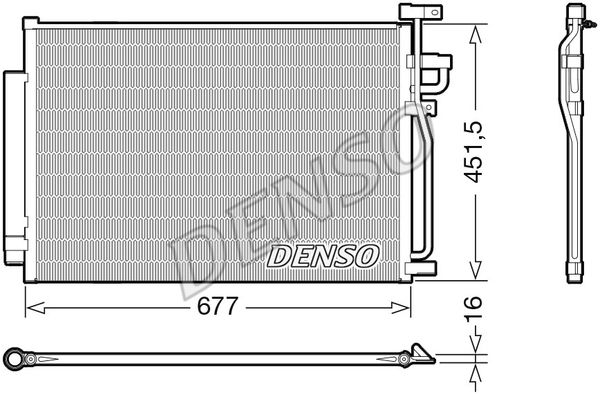 DENSO Lauhdutin, ilmastointilaite DCN20040