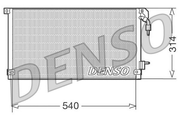 DENSO Lauhdutin, ilmastointilaite DCN21003