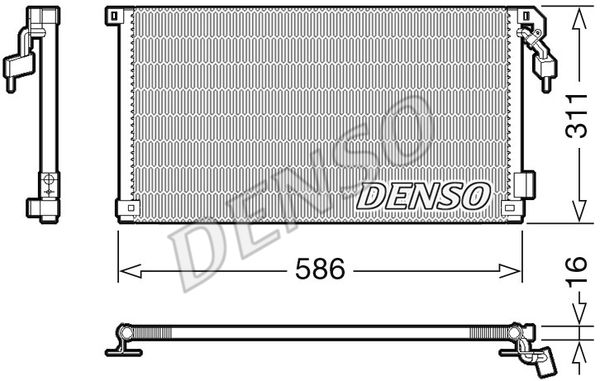 DENSO Lauhdutin, ilmastointilaite DCN21012