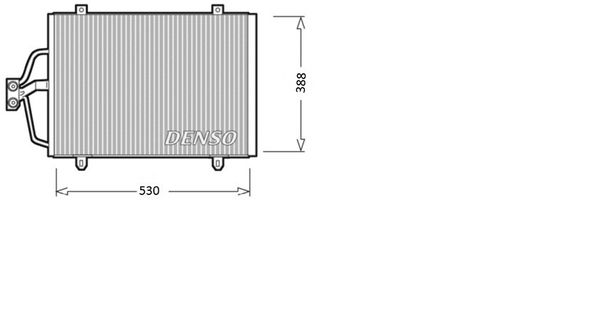 DENSO Lauhdutin, ilmastointilaite DCN23003