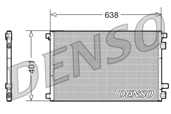 DENSO Lauhdutin, ilmastointilaite DCN23012