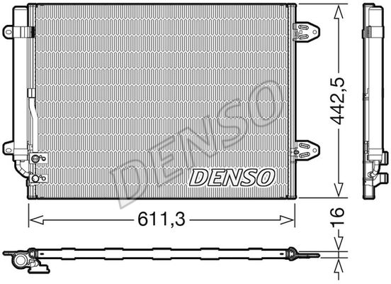 DENSO Lauhdutin, ilmastointilaite DCN32013