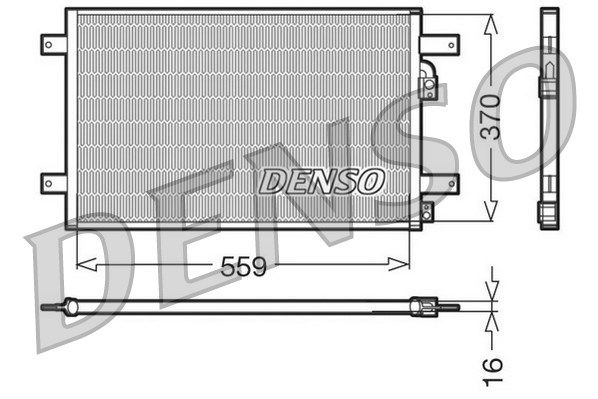 DENSO Lauhdutin, ilmastointilaite DCN32014