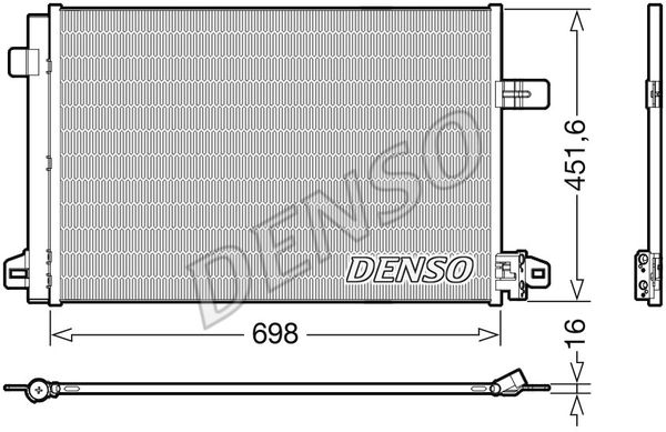 DENSO Lauhdutin, ilmastointilaite DCN32028