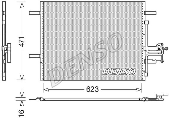 DENSO Lauhdutin, ilmastointilaite DCN33010