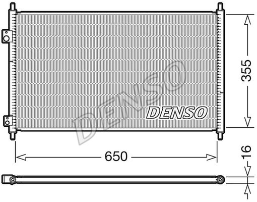 DENSO Lauhdutin, ilmastointilaite DCN40018